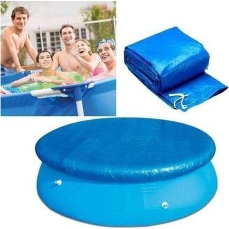 Housse de protection étanche pour piscine gonflable ronde – Diamètre 183 cm, avec corde de fixation, résistante à la poussière, au vent et aux intempéries (1/5)