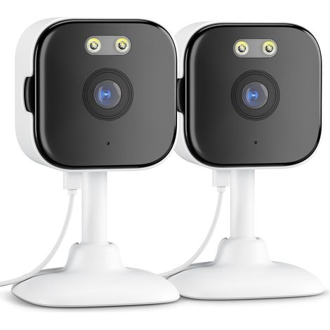 Caméra de surveillance 2K pour une utilisation intérieure et extérieure, avec vision nocturne couleur, Wi-Fi 2,4/5 GHz, détection de mouvement, alarme, filaire, audio bidirectionnel, USB, IP66 (1/5)