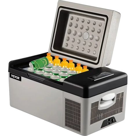 Réfrigérateur de voiture, capacité de 20L, plage de refroidissement efficace de -20℃ à 20℃, dimensions 23,5 x 12,6 x 12,6 po, puissance 45W, poids net 9 kg (1/5)