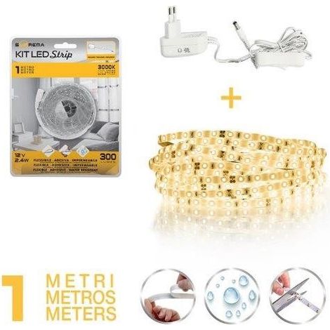 KIT STRISCIA LED 1MT 3000K (1/2)
