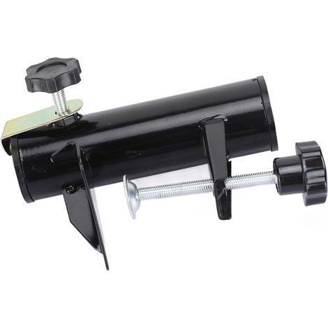 Pince à parapluie en acier robuste pour jardin, terrasse et pêche - Noir (1/5)