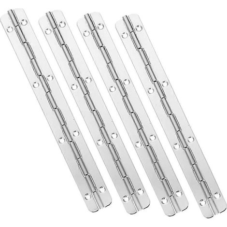 PartyKindom Lot de 4 charnières longues en acier robuste pour boîtes (1/5)