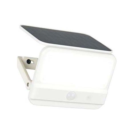 Außenwandleuchte Fassadenleuchte Weiß LED Solar Dämmerungssensor IP44 B 14,5 cm