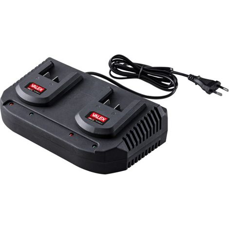 CARICABATTERIA CARICATORE BATTERIA DOPPIO 2,4Ah ONEALL 18V M-CB24-2 VALEX (1/2)