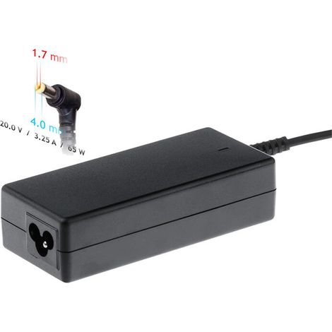 Fuente de alimentación para cargador de portátil Lenovo Akyga AK-ND-74, 20 V, 3,25 A, 65 W, 4,0 x 1,7 mm (1/4)