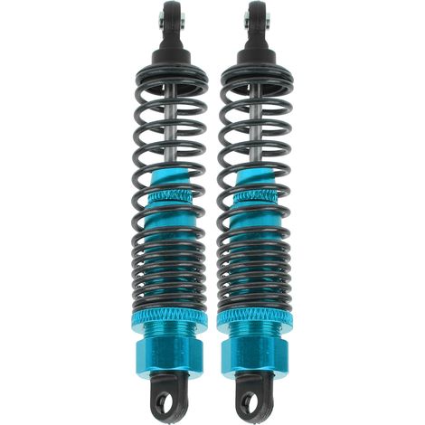 2 Stück 100 mm RC-Metallstoßdämpfer für TRAXXAS SLASH 2WD RC-Car Upgrade-Teile Blau (1/5)