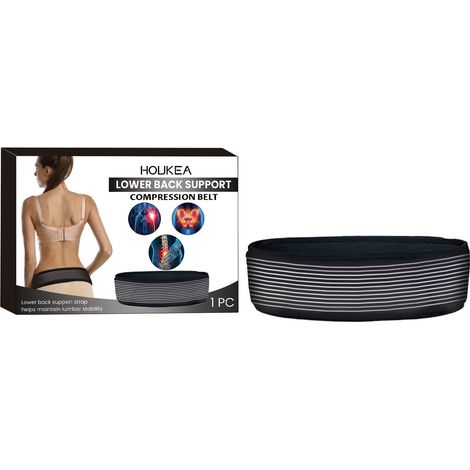 Ceinture De Compression Pour Sciatique - Soutien Lombaire Réglable - Soulagement Douleur Bas Du Dos - Pour Adultes - 1 Pièce (1/5)