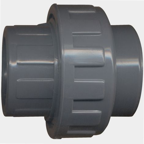 Raccordo in PVC a pressione da incollare Jardibric con ghiera Ø50mm