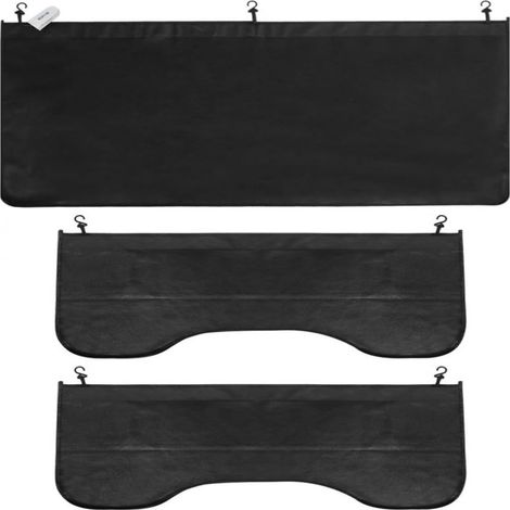 Protection D Aile - Cuir Microfibre - Magnétique Avec Crochets - Pour Réparation Automobile - Lot De 3 (1/5)