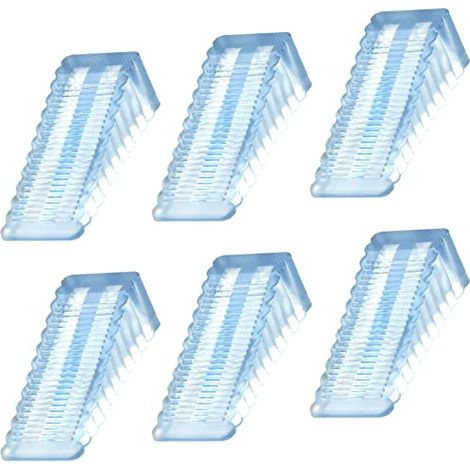 Arrêts de Portes, [Lot de 6] Cale de Portes Silicone pour Toutes Sortes de Portes, Conception Antidérapante et Anti-rayures, L'appar (1/4)