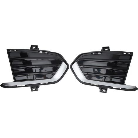 1 paire de calandre de phare antibrouillard SK601905, garniture de moulage de lampe latérale gauche droite noire adaptée pour XT5 2017 à 2019 (1/5)