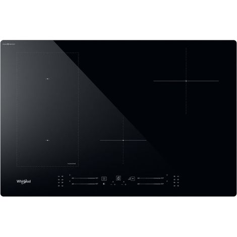 Whirlpool WL S2177 CPNE Einbau-Induktionskochfeld mit 4 Kochstellen, 77 cm, Schwarz (1/4)