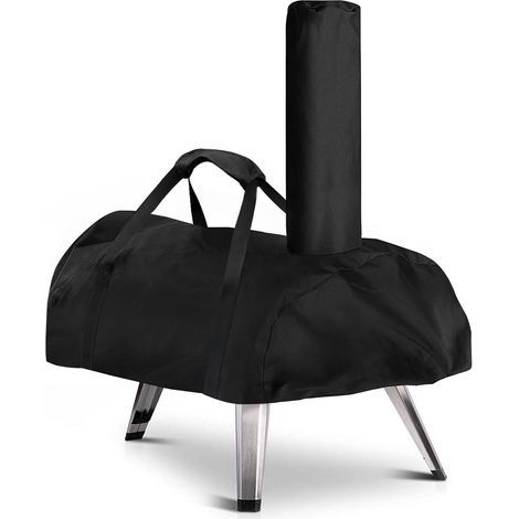 BRAVIX Housse de protection pour four à pizza en tissu Oxford imperméable pour four à pizza, Noir (1/5)