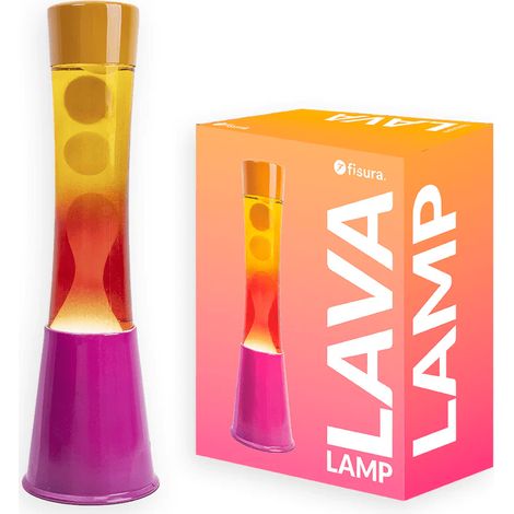 LAVA LAMP "TOWER" ROSA / ARANCIONE (1/2)