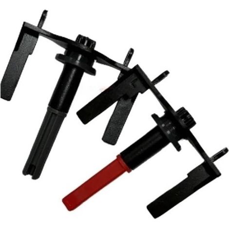 Montage Hauptbürstenhalterung, Hauptbürstengetriebe, Kompatibel for Roborock Q Revo Curv/Q Revo Edge/Saros 10R, 2 Stück Staubsauger-Ersatzteile (1/5)