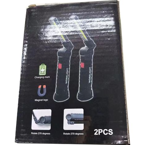 Lampe d'inspection LED rechargeable USB pliable pour extérieur (1/5)