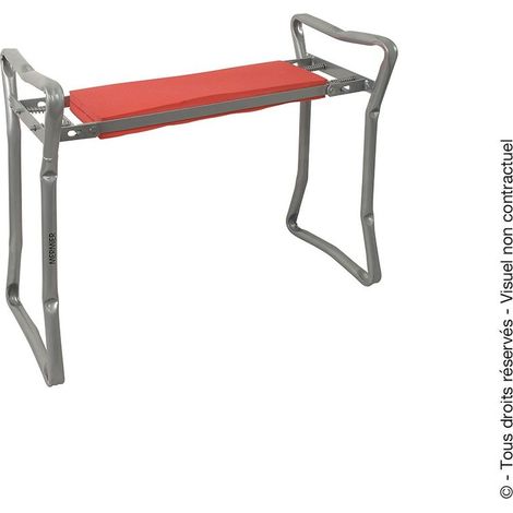 Banc agenouilloir pliable en acier 2-en-1 – Confort optimal avec assise rembourrée – Protection des genoux matelassée – Pieds antidérapants – (1/4)