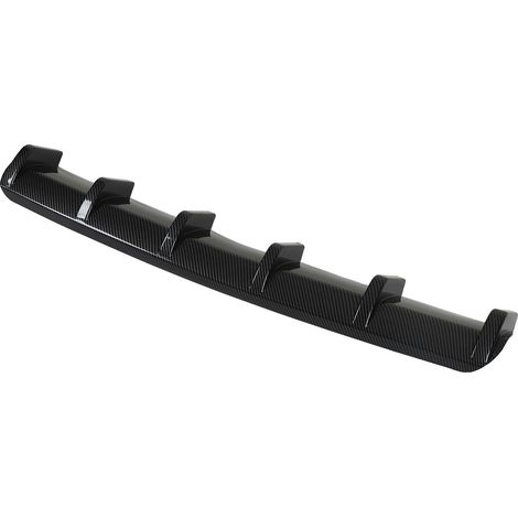 Diffuseur de pare-chocs arrière 93 cm, motif fibre de carbone, style sportif, aileron de requin, déflecteur de châssis, remplacement universel pour Mercedes-Benz W117 (1/5)