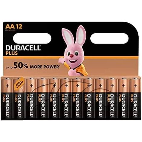 Pila duracell MN1500 LR6-AA 1.5 v pack 12 pilas