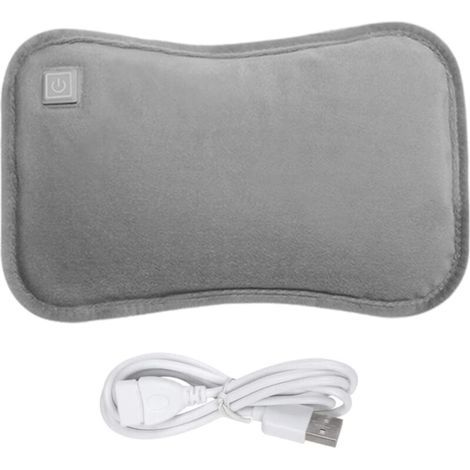 Bouillotte Électrique, Avec Housse En Flanelle, Pliable, Lavable, Chauffe-Lit Automatique, Chauffe-Mains (1/5)