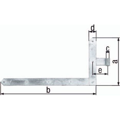 GAH  Alberts  cinta  de  ángulo  de  puerta  600x1.000x60x120mm  STA  TZN  izq.sup  8mm  -  312947 (1/2)