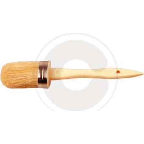 Brosse brosse ovale S600 avec manche en plastique poils blonds n 2