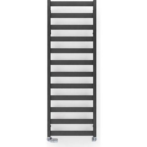 Scaldasalviette acqua calda nero alto 1150mm e largo 300mm - 300 Watt - VIV1150/300SXN