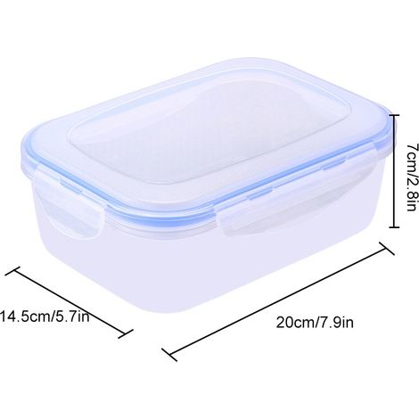 Boîte de Conservation Alimentaire Rectangulaire en PP - Boîtiers à Lunch - Boîte Crisper
Boîtiers Multi-usage BPA-Free - Résistant au Frigo/Micro - Silicone Étanche
380ml/800ml/1300ml (1/5)
