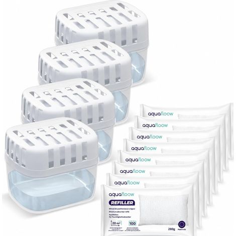 Absorbeur d’Humidité 4x Déshumidificateur 8x Recharges (1/5)