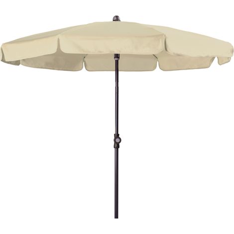 Doppler Mittelstockschirm "Sunline Neo" Ø150 cm, natur, Bezug aus 100% Polyester, Gestell aus Stahl, Gewicht 2,5 kg (1/3)