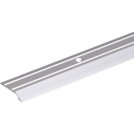 Alberts 490485 Profilo di livellamento, forato, alluminio, anodizzato argento, 900 x 30 mm