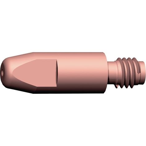 Punta di contatto a filo-Ø 0,8mm M 6 L.28mm CuCrZr A.BINZEL (Per 10)