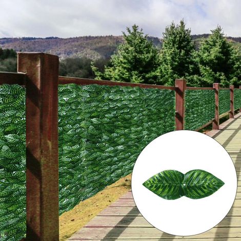 1 rouleau de haie artificielle verte décorative pour jardin ou mariage (1/5)