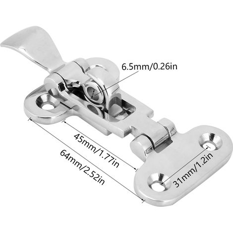 Accessoires de quincaillerie pour cadenas de pont de bateau en acier inoxydable (1/4)