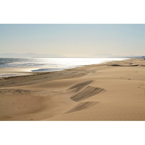 Tableau sur toile plage de Gruissan 30x45 cm - Impression sur Toile Murale Décorative - Image imprimée en HD sur Toile - Toile sur Châssis en Bois FSC - Fabriqué en France (1/4)