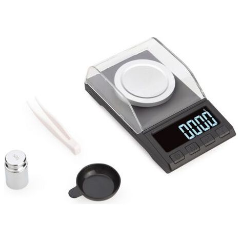 Balance Toolour 100 x 0,001 g pour bijoux et cuisine de précision