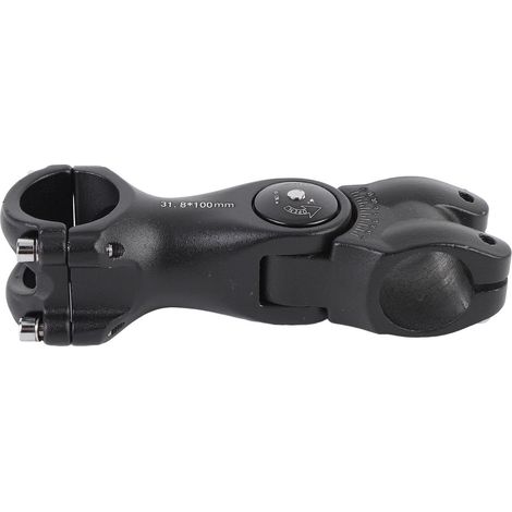 Verstellbarer 60-Grad-Lenkervorbau, 31,8 mm, Aluminiumlegierung, 100 mm kurzer Vorbau für Mountainbikes und Fahrräder (1/5)