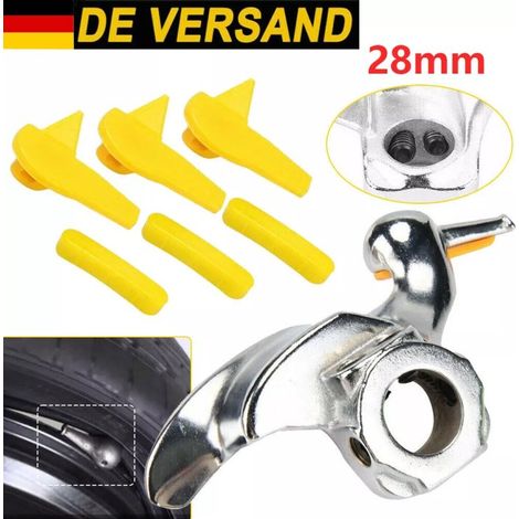 1 tête de montage de pneu, diamètre 28 mm, en acier inoxydable, pour démonte-pneus professionnels (1/5)
