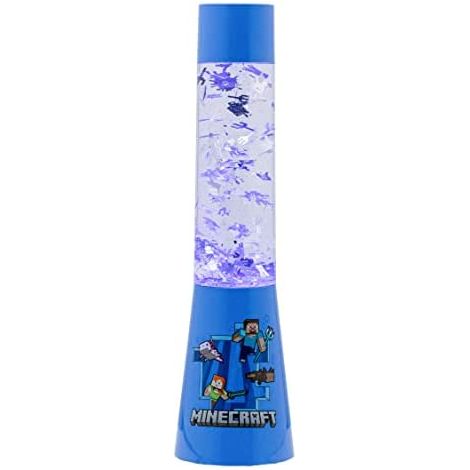 MINECRAFT LAMPE À LAVE SCINTILLANTE, ÉCLAIRAGE D'AMBIANCE LAMPE RELAXANTE, 33 CM PALADONE PP10069MCF (1/5)