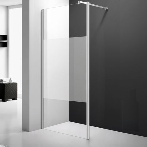 Paroi de douche Fixe 80 cm - Sablée (1/4)