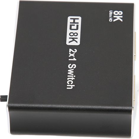 Commutateur HDMI 2 Entrées 1 Sortie 8K 60Hz 4K 120Hz Haute Vitesse pour PS5 PC TV
