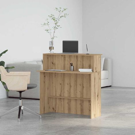 Empfangstheke Artisan-Eiche 100x50x103,5 cm Holzwerkstoff