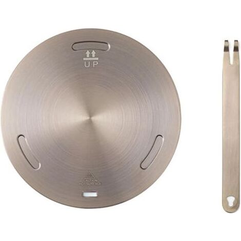 Plaque convertisseur de plaque à induction de 28 cm, adaptateur d'induction en acier inoxydable, plaque de mijotage pour plaque de cuisson électrique, gaz, verre, plaque diffuseur de chaleur avec