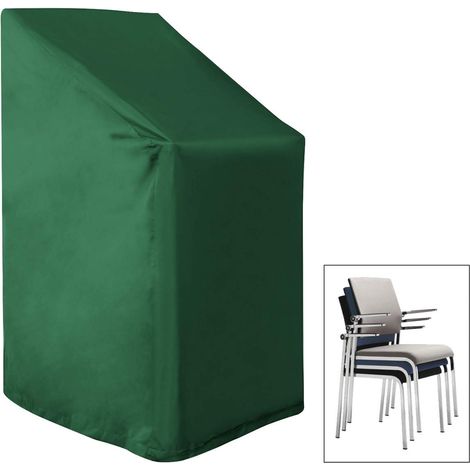 WOLTU Copertura per Mobili Set Arredo da Giardino Esterno PE 100g/m² Verde 68x96x110/150 cm 140/175x135x105 cm (1/5)