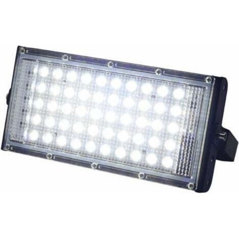 Faro LED da esterno super luminoso (confezione da 100W) IP66 impermeabile - Luce bianca diurna - Per giardino, garage, campo sportivo