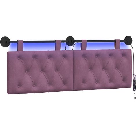 Maison Exclusive - Testiera sospesa Viola Velluto (1/5)