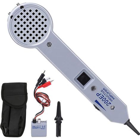 Kit générateur audio, détecteur de cable électrique,Testeur de circuit traceur de fil 200EP de câble haute précision, amplificateur d'inductance de recherche de ligne (1/5)