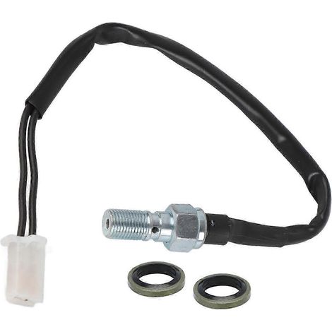 Tuyau d'huile universel M10x1.0 pour pompe hydraulique de moto renforcé Interrupteur de feu stop arrière (01) (1/4)