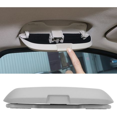 Étui à lunettes de voiture pour BMW F10 F20 G20 G30 F30, boîte de rangement pour lunettes de vue et de soleil, gris (1/5)