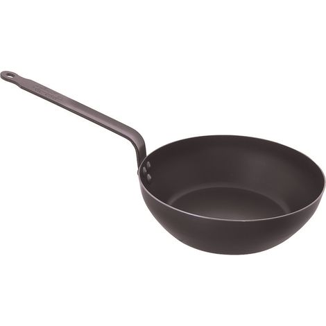 LE MARQUIER Sauteuse paysanne Outdoor de Buyer en tôle d'acier - Ø 28 cm
